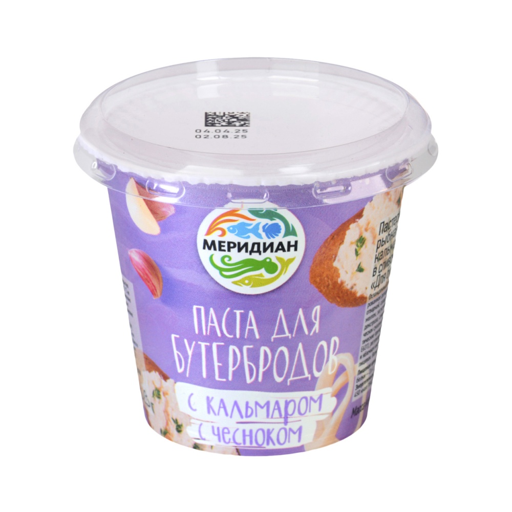 Squid sandwich paste with garlic